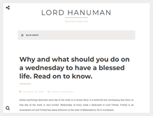 Tablet Screenshot of lordhanuman.info
